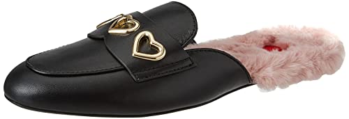 Love Moschino Damen Scarpad.Slippers Kalbsleder Sabot, Schwarz, 35 EU