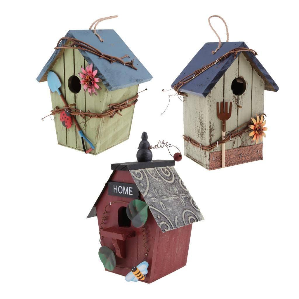 3 Vögel Papageien Vogelhaus Haus/31/1048