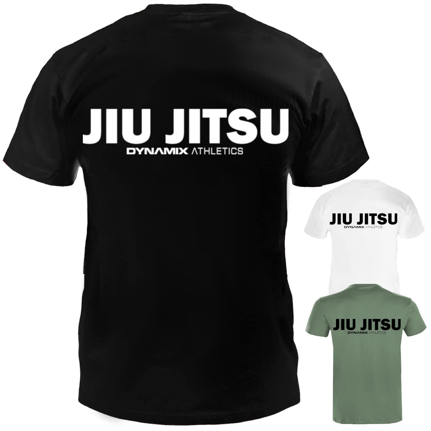 Dynamix Athletics T-Shirt Jiu Jitsu Classic - BJJ Grappling Kampfsport Sport Shirt Kurzarm für Herren (as3, alpha, x_l, regular, regular, Schwarz)