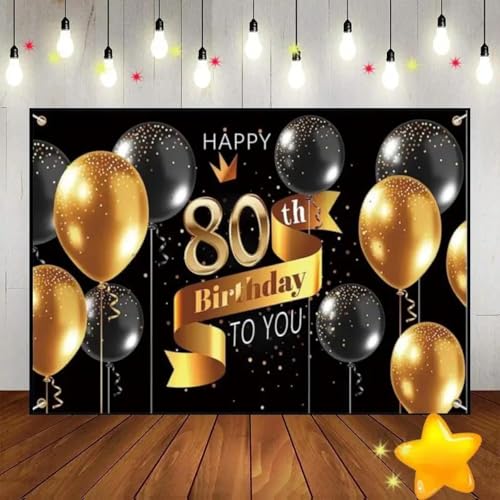 Alles Gute zum 75. 80. Geburtstag Künstlerischer Hintergrund Cust Hintergrund Ballon Photocall Sukkulente Fotografie Dekoration Smash Cake Foto 350x230cm