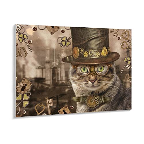 Erwachsene Puzzles Puzzle Papier Kinder Dekompression Cartoon Anime Spielzeug Puzzles Steampunk Katze DIY handgemachte Kunst Home Decor Geschenk 1000 Stück(50x70cm)