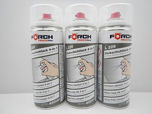 Förch 4 in 1 ARKTIKWEISS 9147 Mercedes DICKSCHICHTLACK Lack Spray SPRAYDOSE 400ML (3)