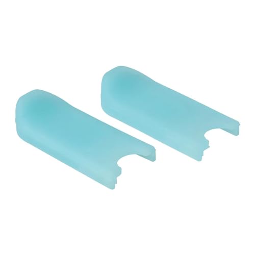 2 Teile/satz Saxophon Finger Rest Abdeckung Mit Sattel Farbe Silikon Daumen Rest Für Saxophon Professionelle Zubehör (Color : Cyan)