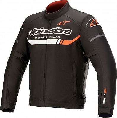 Alpinestars T-SP S Ignition Wasserdichte Motorrad Textiljacke Schwarz/Weiß/Rot XL