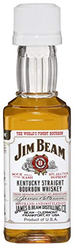 Jim Beam - Kentucky Straight Bourbon Whiskey - 12 x 50 ML