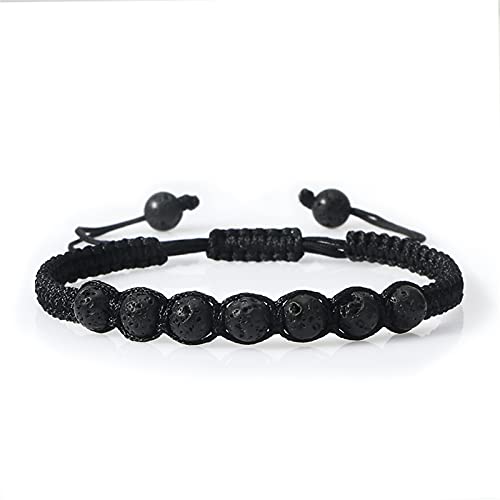 YIHANSS Kristallraue Trendige geflochtene Nylonseilperlenarmbänder Frauen Männer Naturstein Karneol Imitation Bernstein Strang Armband Armreif Geschenk Reiki-Armbänder (Farbe: Beige, Größe: Beige)