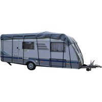 GreenYard Universal Wohnwagen-Schutzdach I 600 cm | Atmungsaktiv, Wasserabweisend | 4- lagiges Vlies | inkl. Aufbewahrungstasche | Länge 6m x Breite 3m