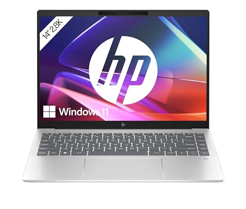 HP Pavilion Plus Laptop, 14" 2,8K OLED Display, Intel Ultra 7-155H, 32 GB DDR5 RAM, 1 TB SSD, Intel Arc Graphics, Windows 11, QWERTZ, Silber