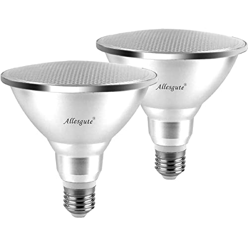 Allesgute LED PAR38 E27 Birne Lampe 15W Glühbirne Reflektorlampe 230V Warmweiß 3000K Strahler Leuchtmittel Eqv 150W Halogen Nicht Dimmbar,2-Stück