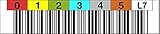 LTO 7 Label horizontal Nummernkreis 000100 - 000199