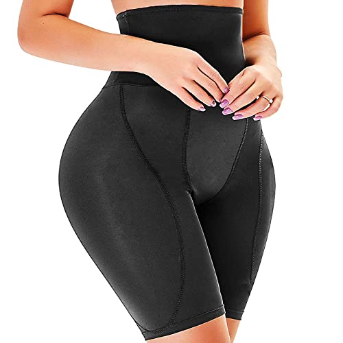 BANLUX Damen Po Push Up Unterhose - Hip Dip Smooth Out Shaper Panties Padded Hip Butt Shapers Control Panties Pads Gesäß Hüften Oberschenkel Verbesserung Nahtlos,Schwarz,Xs