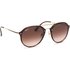 Ray-Ban Unisex-Erwachsene Sonnenbrille Blaze Double Bridge, Light Havana/Browngradient, 62