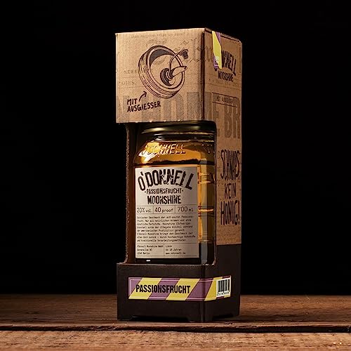 O'Donnell Moonshine - Kombisets (700ml + Ausgießer) (Passionsfrucht)