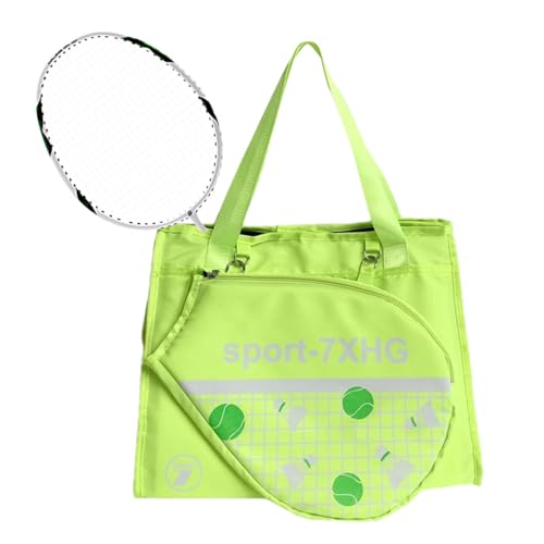 Nbhuiakl Tennis-Einkaufstasche | Leichte Badminton-Tasche, Tennis-Rucksack mit großem Fassungsvermögen | Wasserdichter Badminton-Rucksack, Tennis-Tragetasche für Basketball, Fußball