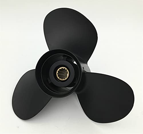 Jodriva 11 5/8x12 35hp-50hp, for Johnson-Propeller, 13-Zahn-Spline-Aluminiumpropeller, for Johnson-Bootszubehör-Marinepropeller Propeller für Außenbordmotoren