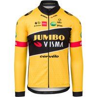 TEAM JUMBO-VISMA 2022 Langarmtrikot, für Herren, Größe 3XL, Radlertrikot, Rennra