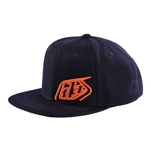 Troy Lee Designs Unisex Cappello Snapback Slice Baby Hut, Blu Arancione, Taglia unica