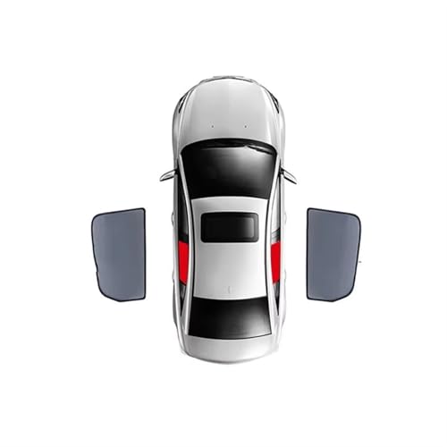 Sonnenschutz Für Hyundai Für Tucson Für NX4 LWB 2022 2023 2024 Auto-Sonnenschutz Für Die Rückseite des Babyfensters, Frontscheibenvorhang, Sonnenschutzvisier Auto Sonnenschutz(2PCS Rear)