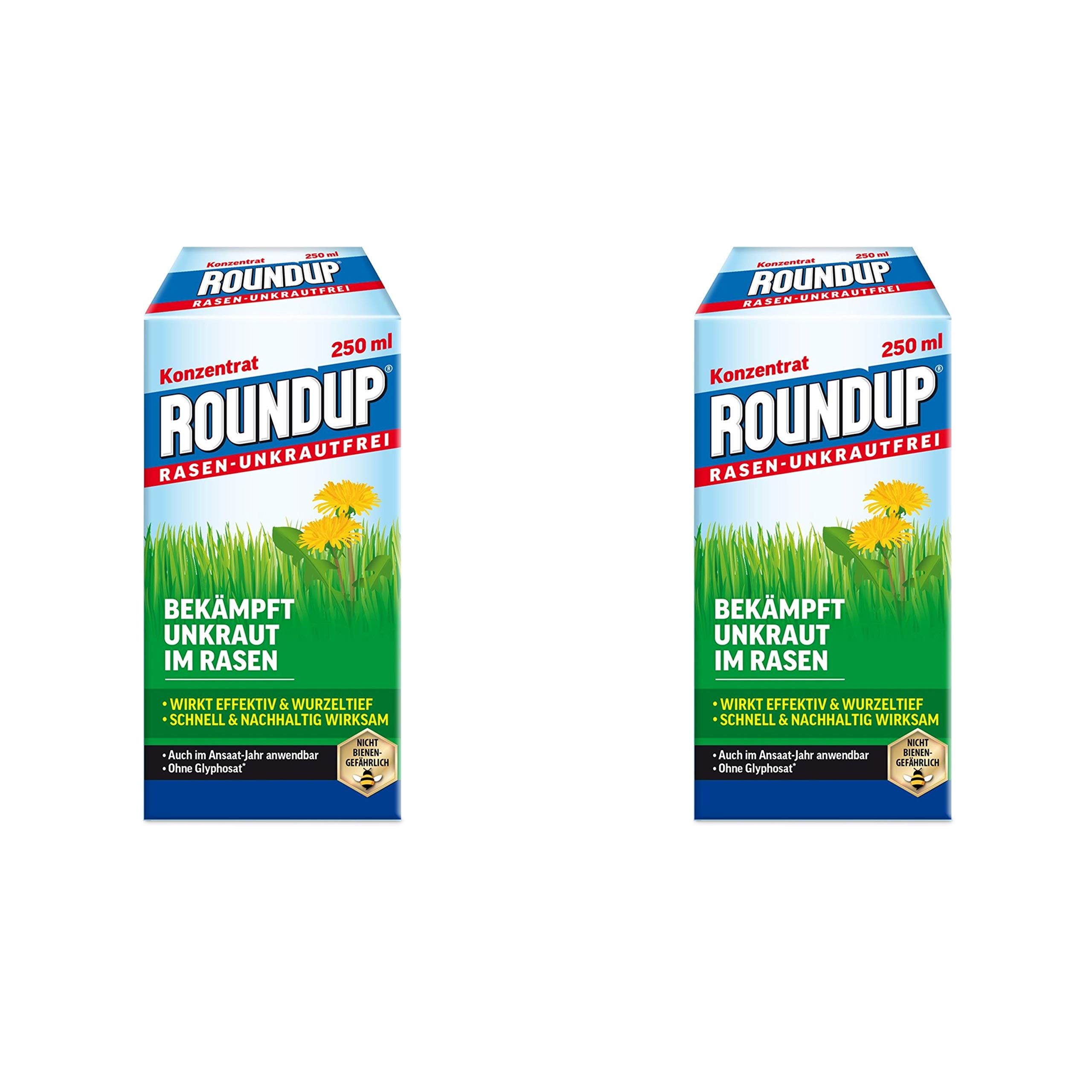 500 ml Roundup Rasen Unkrautfrei ohne Glyphosat, Konzentrat