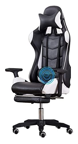 TBSZCM Bürostuhl E-Sportstuhl Rennstil Computerstuhl Gaming-Stuhl Ergonomischer Armlehnensitz Anhebbarer Bürostuhl Schreibtisch und Stuhl Run forward