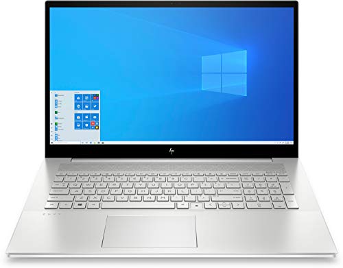 HP ENVY 17-cg1279ng (17,3 Zoll / 4K UHD IPS) Laptop (Intel Core i7-1165G7, 32 GB DDR4, 1 TB SSD, NVIDIA GeForce MX450-Grafikkarte 2 GB, Windows 10, QWERTZ-Layout) Silber