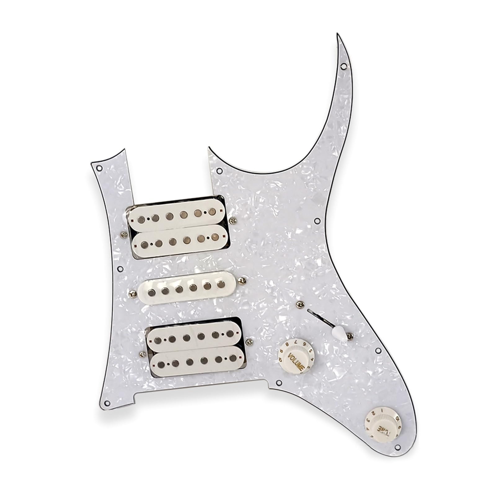 E Gitarrenbrett Gitarren Schlagbrett 3-lagiges PVC E Gitarrenbrett Schlagbrett Tonabnehmer Vorverdrahtetem Tonabnehmer