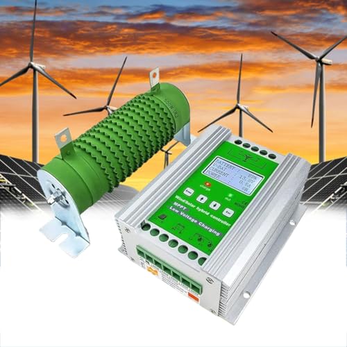 GLBMXDD Wind-Solar-Hybridsystem-Controller, Wind-Solar-Hybrid-MPPT-Laderegler mit Dump-Last, Windturbinengenerator 48 V,2700W