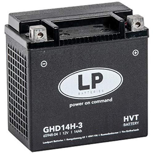 Landport Motorradbatterie Gel GHD14H-3 (YHD14HL-BS) 12v 14ah CCA 220A