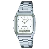 Casio Unisex ErwachseneArmbanduhr Analog-Digital Quarz Edelstahl AQ-230A-7DMQYES