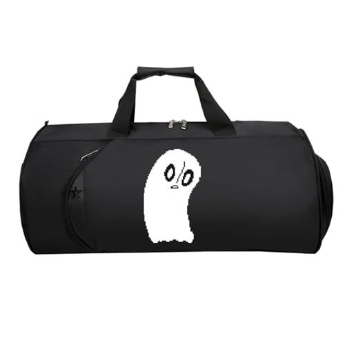 Kleine Reisetasche Anime, Groß Wasserdicht Sporttasche, Weekender HandgepäCk Koffer füR Herren Und Damen Flugzeug(Black 11)