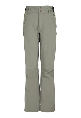 Protest Damen Skihose LOLE 10K Wasserdicht Und Atmungsaktiv Elastischer Stoff Mistygreen L/40