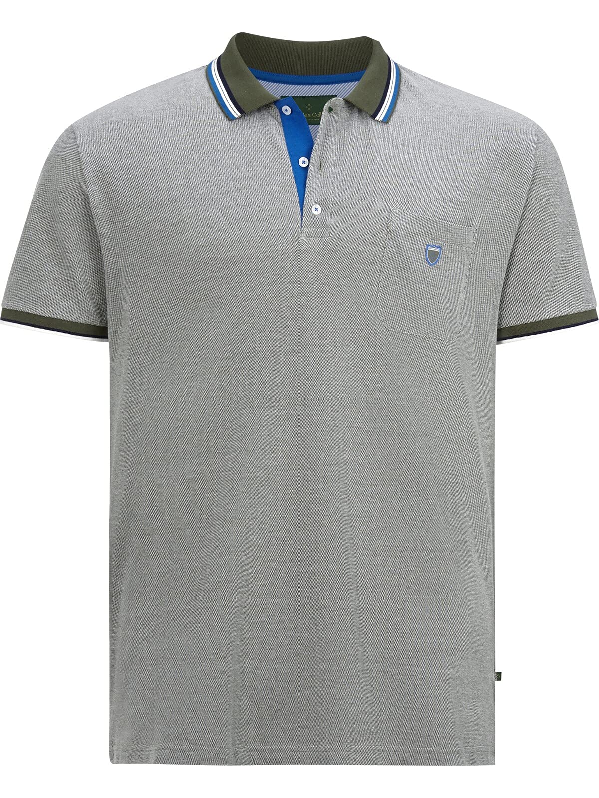 Charles Colby Herren Poloshirt Earl Ivor Oliv 2XL (XXL) - 60/62