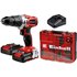 Einhell 18 V Akku-Schlagbohrschrauber TE-CD 18 inkl. 2 Ah Akkus mit Koffer