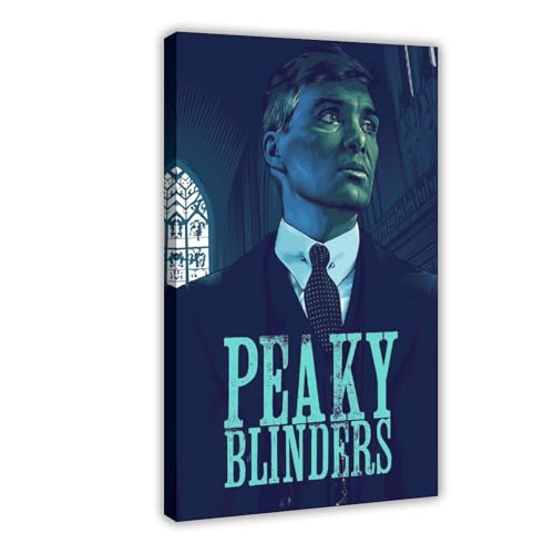 biegzc Filmposter "Peaky Blinders" (2013), Leinwandposter, Wandkunst, Dekordruck, Bild, Gemälde für Wohnzimmer, Schlafzimmer, Dekoration, 50 x 75 cm