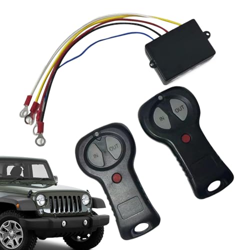 Drahtloses Windenfernbedienungsset, Drahtloses Windenfernbedienungsset | Handset Controller 2 Handsender,Kabelloses Winches Recovery Kit Handset Controller 2 Fernbedienungsset