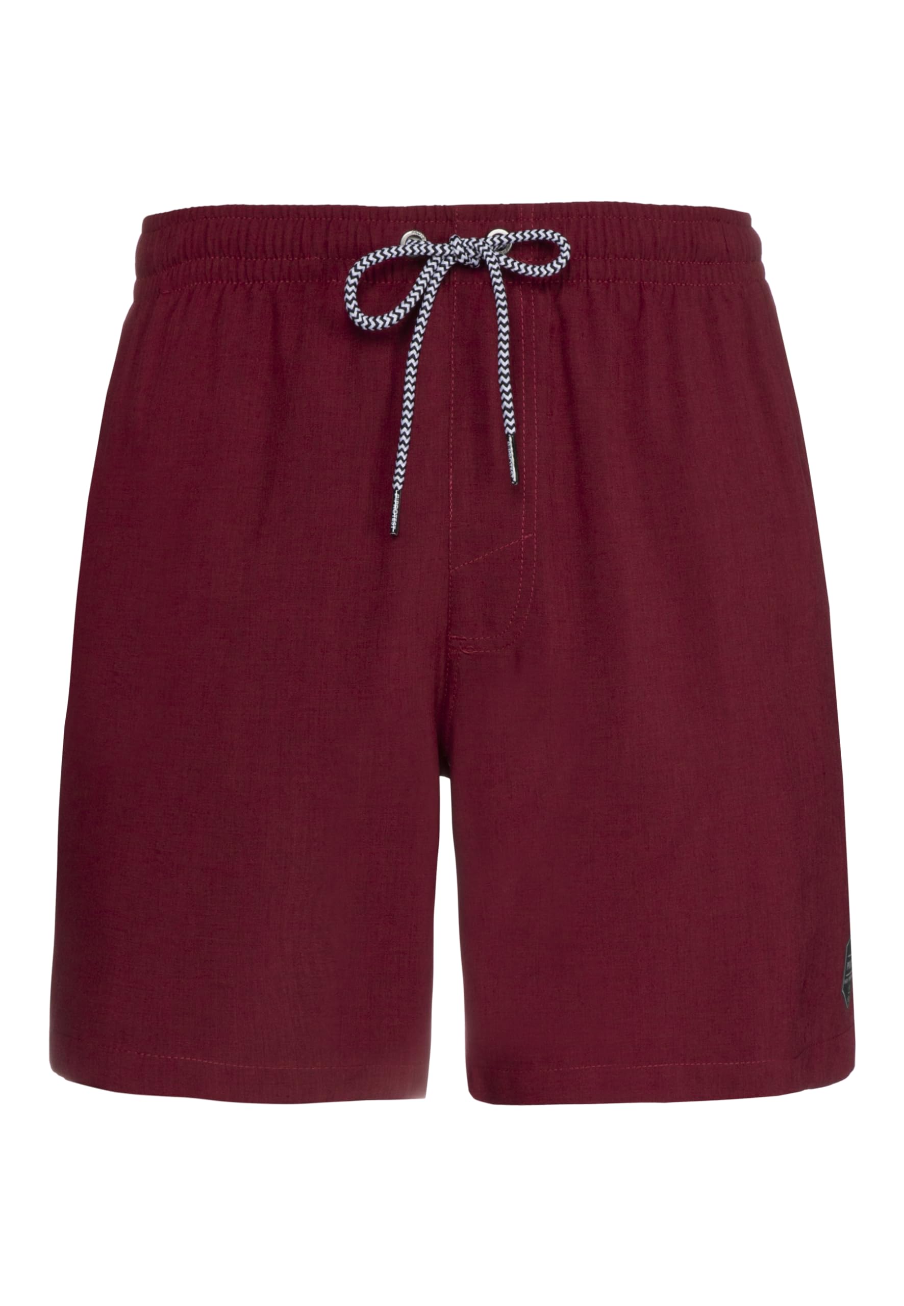 Protest Herren Davey Badehose, rote Sangria, XS