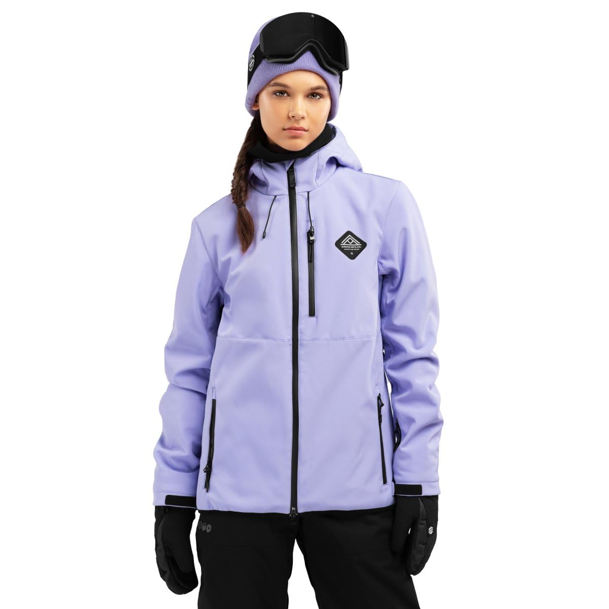 SIROKO - Softshell Skijacke für Damen W2-W Makalu - M - Lavendel