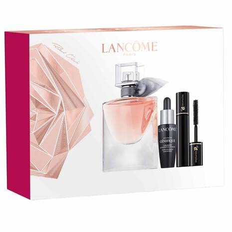 Lancôme - La Vie Est Belle - 30ml EDP Eau de Parfum + Advanced Genifique Concentrate 10ml + Hypnose 01 Noir Mascara 2ml