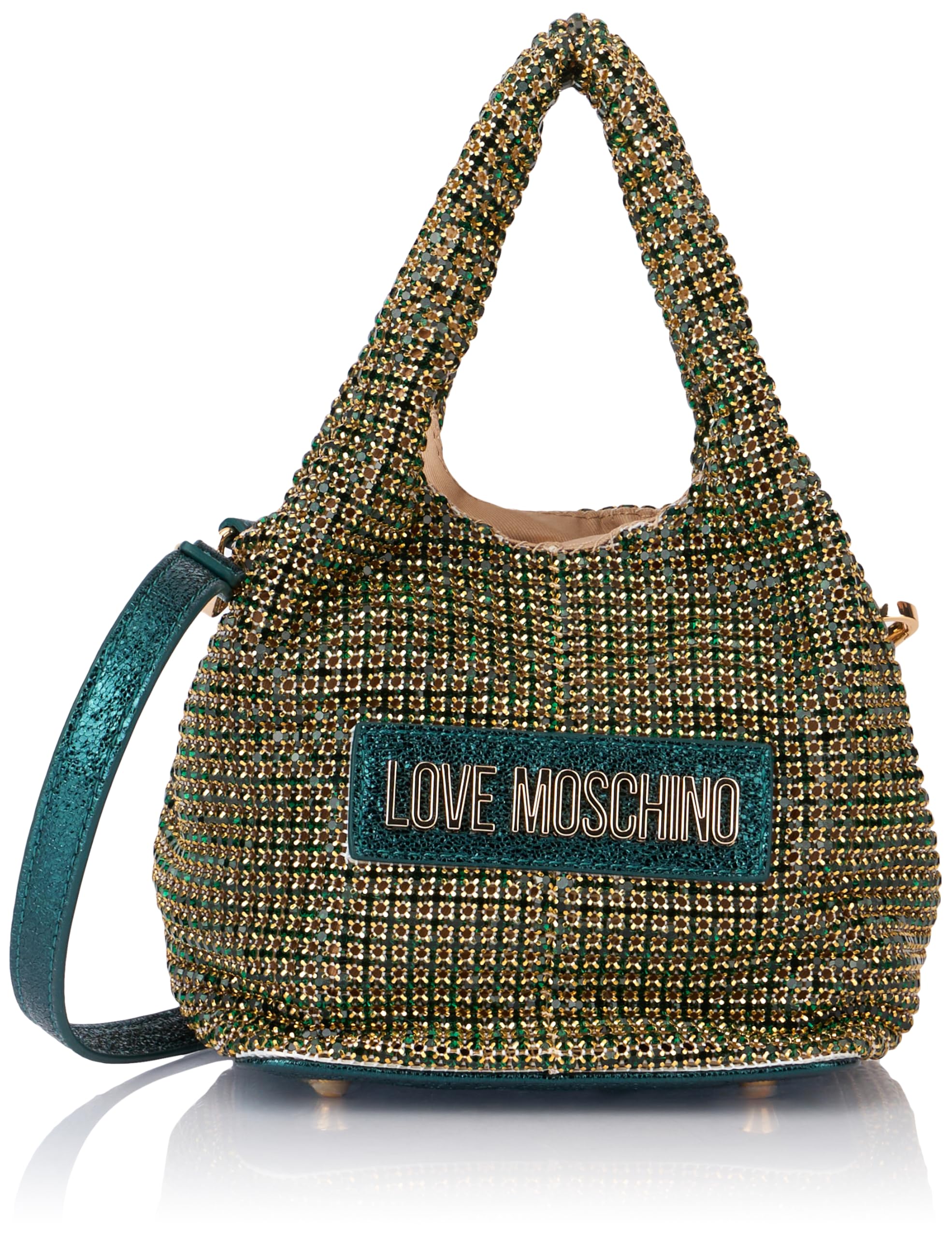 Love Moschino Damen Jc4044pp1llp181a Handtasche, Smaragd