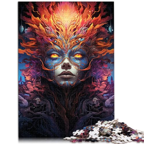 Puzzles Geschenke Spielzeug Herr der Hölle 1000 Puzzleteile für Erwachsene Holzpuzzle Spielzeug Puzzles Lernspiele Stressabbauende Puzzles 1000 Stück (50x75cm)