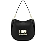 Love Moschino Damen Schultertasche, Nero