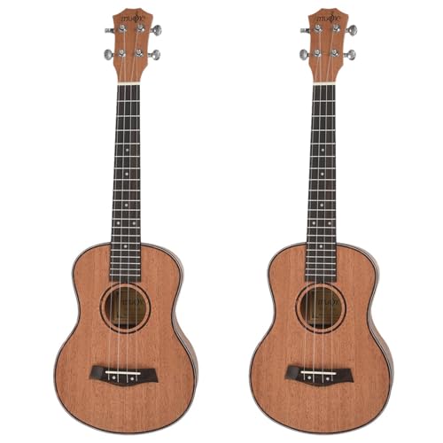 SICOSALT 2X Tenor Akustische Elektrische Ukulele 26 Gitarre 4 Saiten Mahagoni Musik Instrument