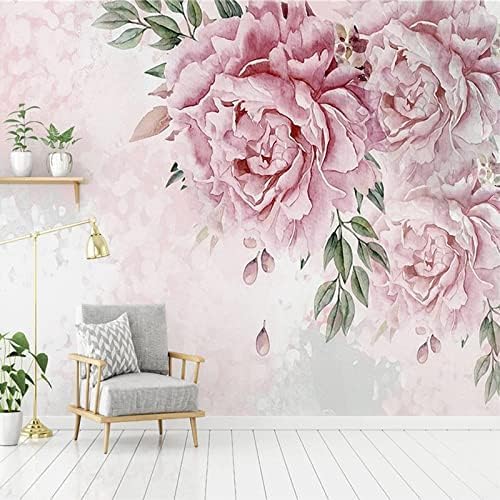 XLMING Handgemalte Blumen 3D Tapete Home Dekoration Wohnzimmer Sofa Schlafzimmer Tv Hintergrund Wand-150cm×105cm