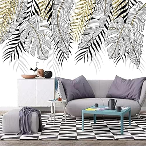 XLMING Handgemalte Pflanzen Und Blumen In Aquarelltechnik 3D Tapete Wohnzimmer Sofa Schlafzimmer Esszimmer Home Dekoration Wand-400cm×280cm