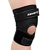 Zamst JK-2 Kniebandage - Optimierte Patellasehnenbandage - Kompressions Bandage Knie - für Basketball, Volleyball, Fußball, Sprungsportarten - Einzigartiges Patellapolster und Quad-Riemen