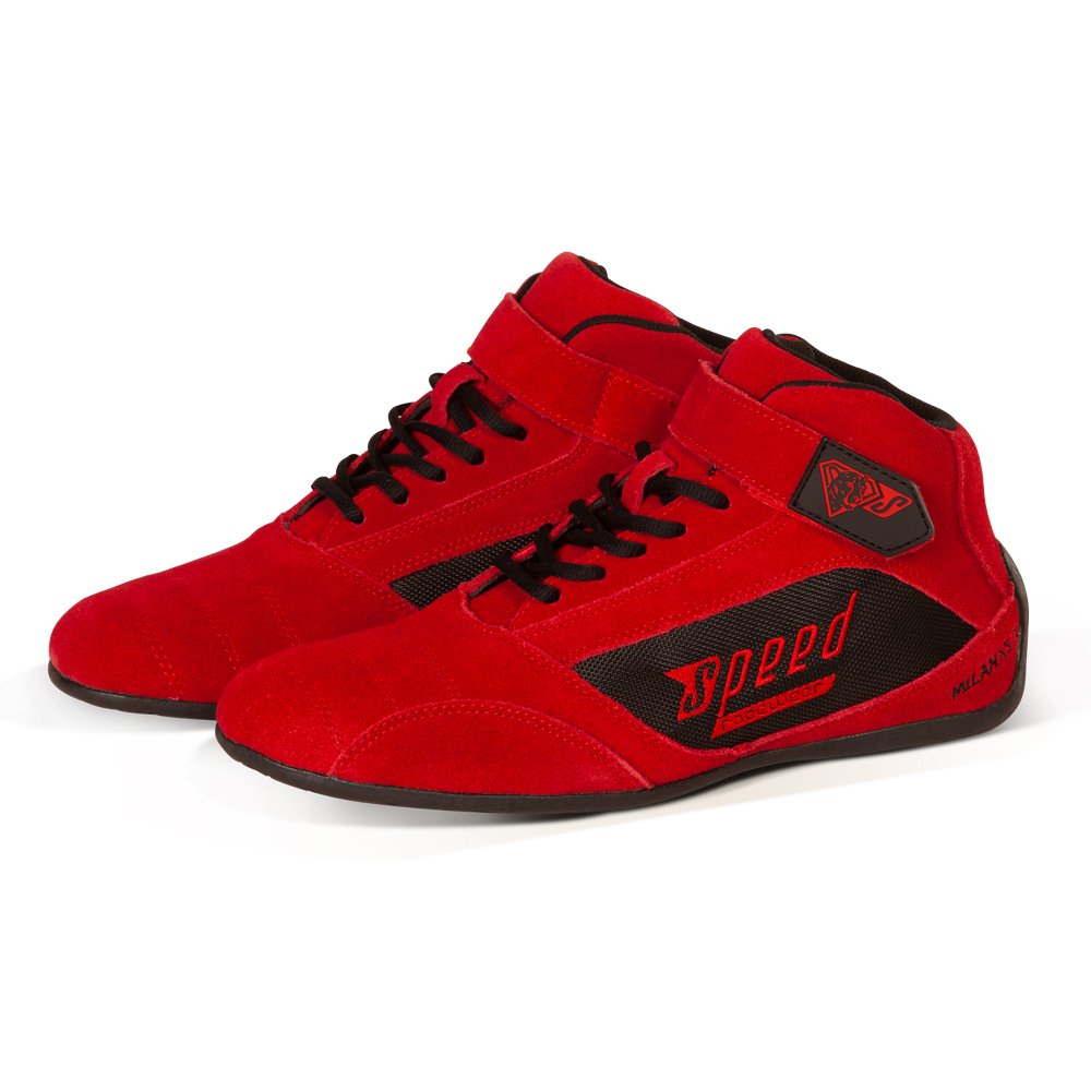 Speed Racewear Speed Kartschuhe rot Premium Modell Milan (36)