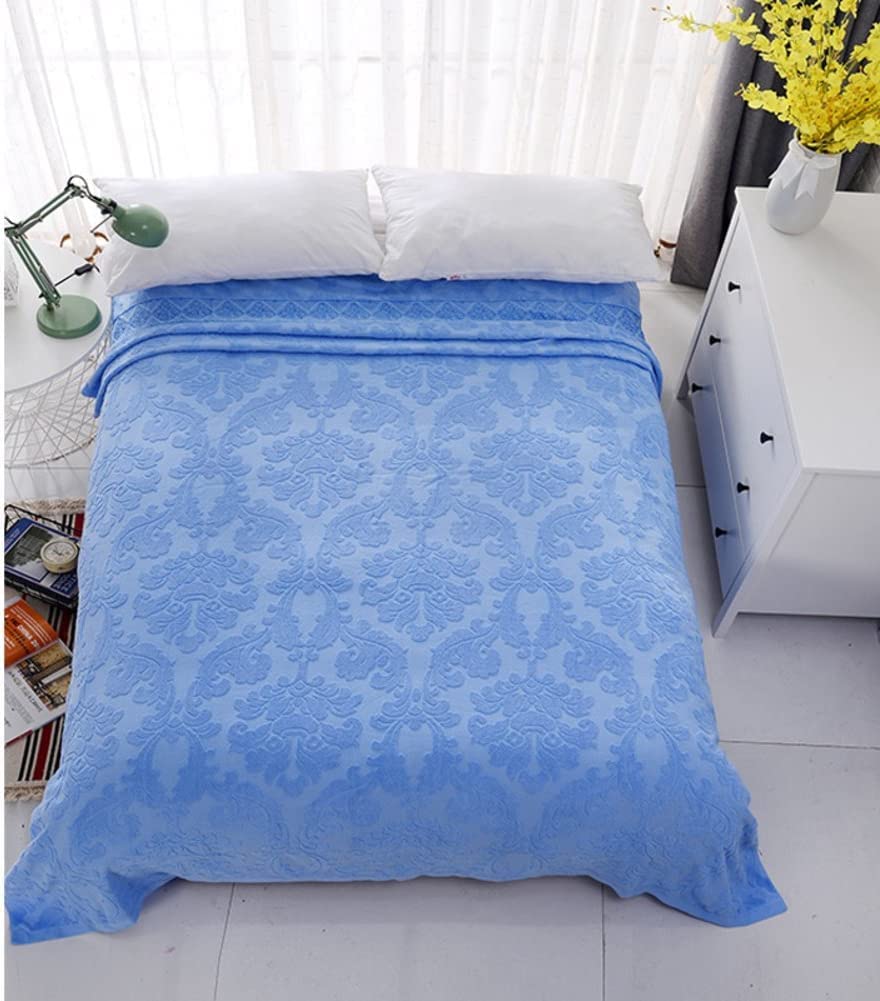 YIHANSS 100% Baumwolle Decke Superweiche Bedruckte Sofadecke,Luxus Atmungsaktives Bettlaken Warme Bequeme Decke Zwei-Personen-Nummer Alle Jahreszeiten Einfach Zu Reinigen-D 200x230cm