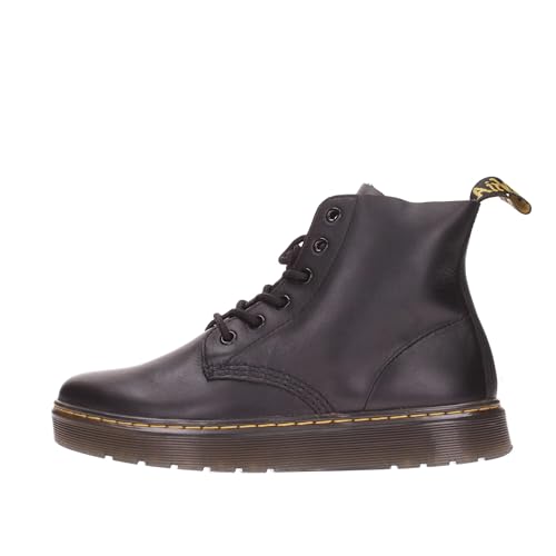 Dr. Martens Unisex 6 Tie Boot Springerstiefel, Black Lusso, 40 EU