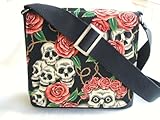 Rose Tattoo Schwarz Messenger Bag