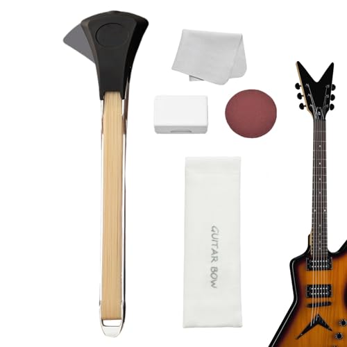 Gitarrenbogeninstrument, Tragbare Gitarrenspielhilfen, Einfach Zu Verwendender Rosshaar-Carbonbogen, Akustikgitarrenbogengitarren-Performance-Zubehör Für Gitarrenliebhaber, Anfänger Und Geschenke